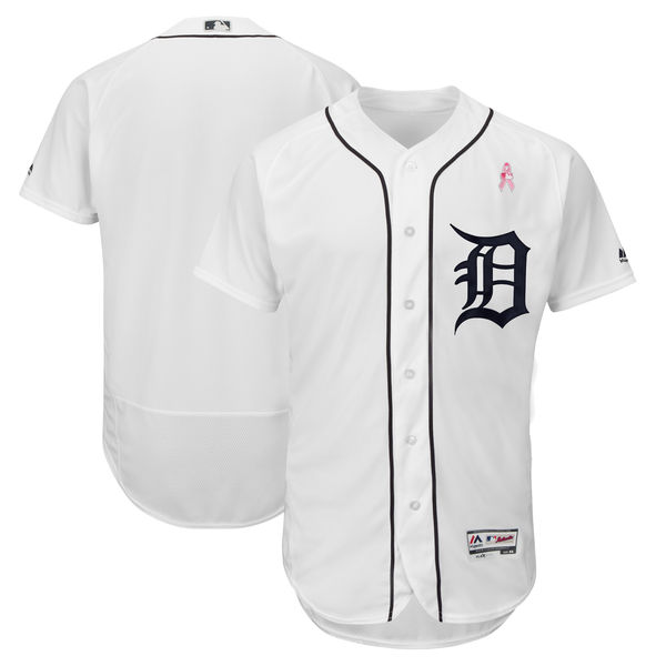 Tigers Blank Whites 2018 Mother's Day Flexbase Jersey