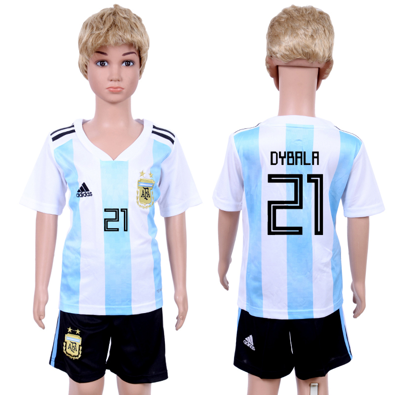 Argentina 21 DYBALA Youth 2018 FIFA World Cup Soccer Jersey - Click Image to Close