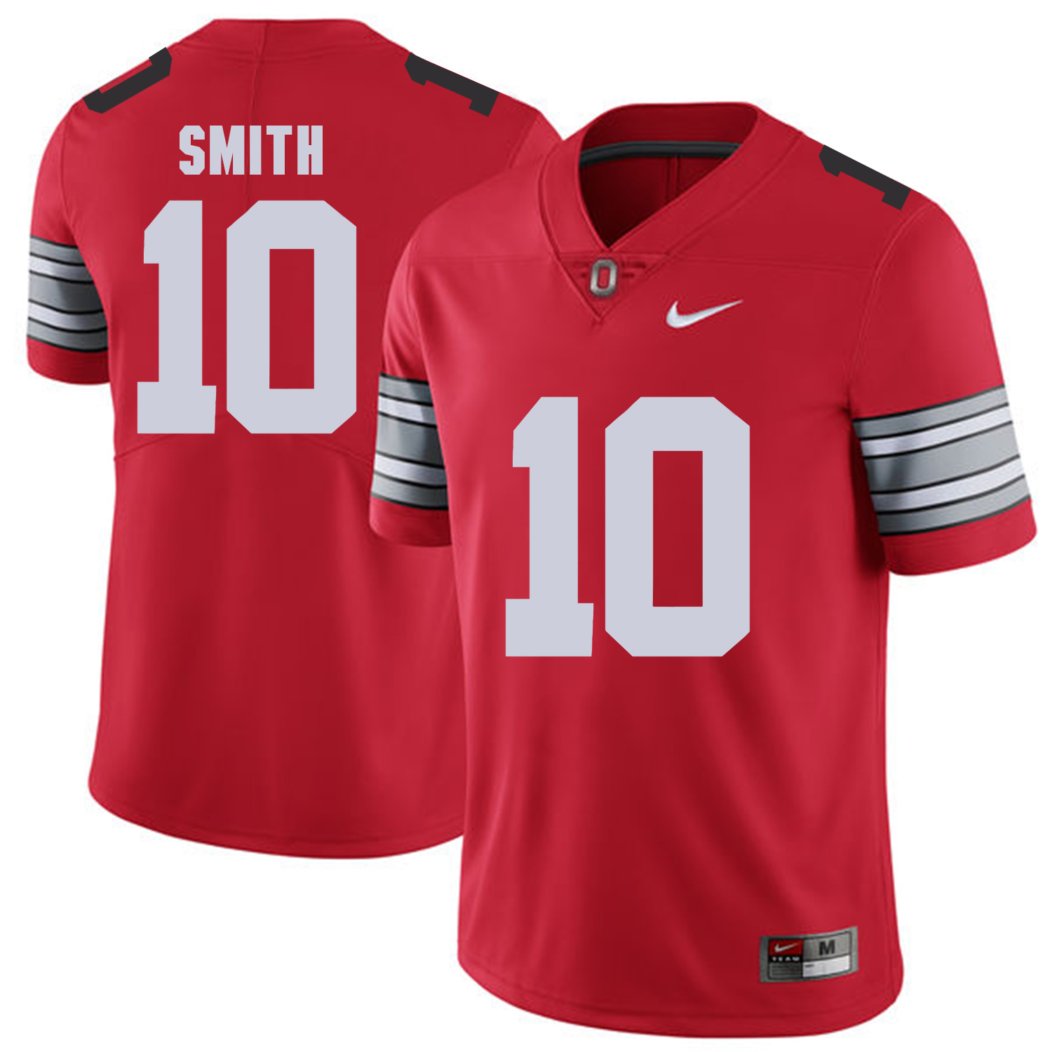 Ohio State Buckeyes 10 Troy Smith Red 2018 Spring Game College Football Limited Jersey - Click Image to Close