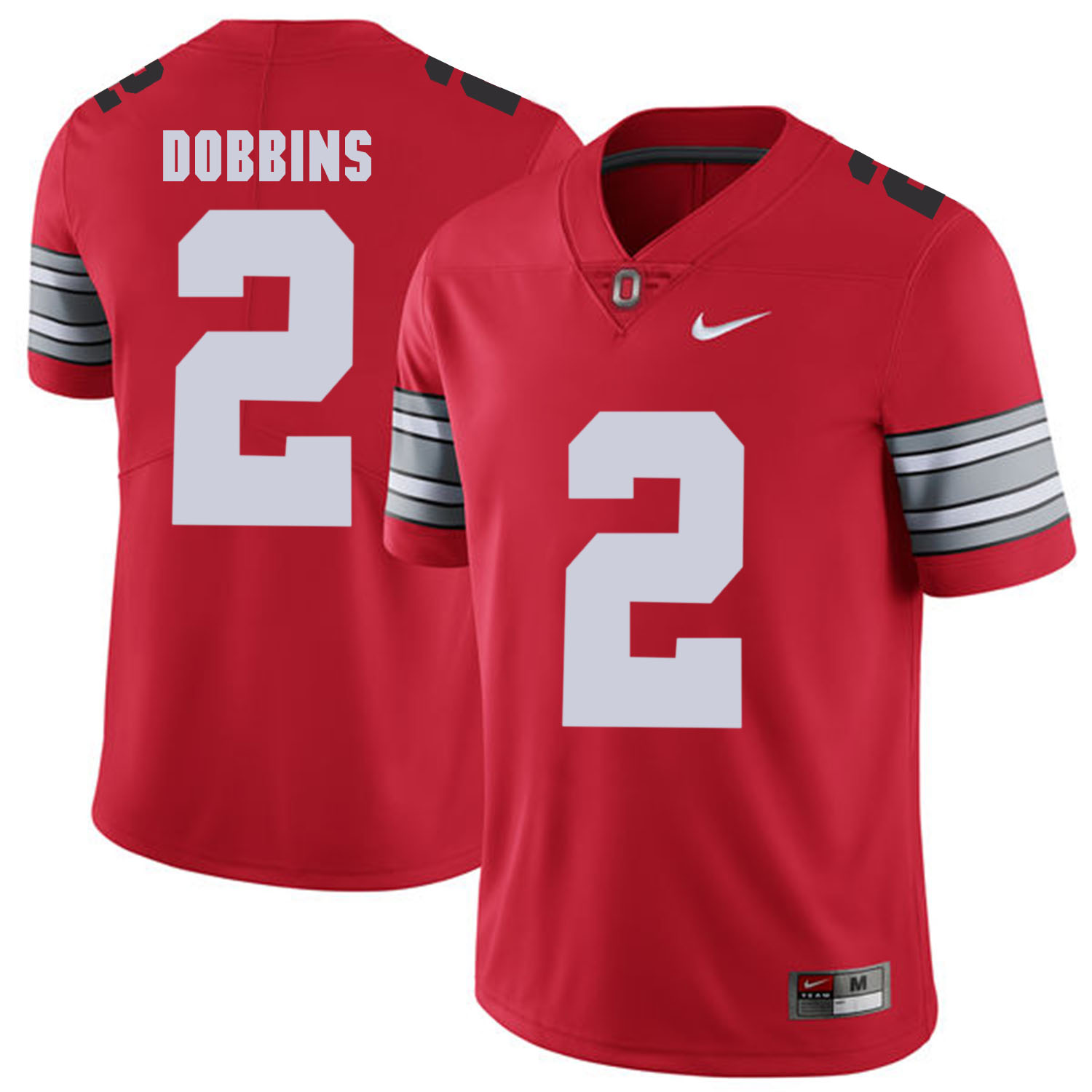 Ohio State Buckeyes 2 J.K. Dobbins Red 2018 Spring Game College Football Limited Jersey