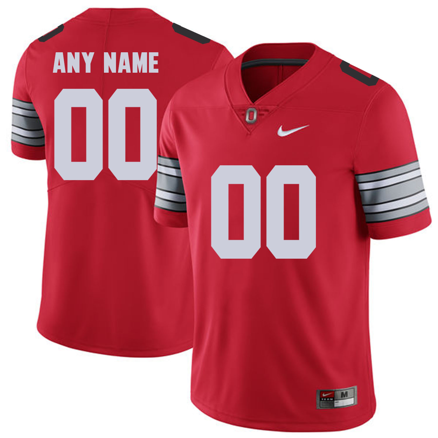 Ohio State Buckeyes Red Customized 2018 Spring Game College Football Limited Jersey
