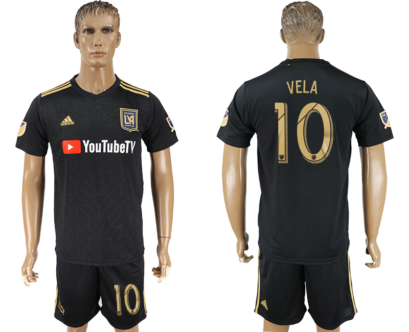 2018-19 Los Angeles FC 10 VELA Home Soccer Jersey - Click Image to Close