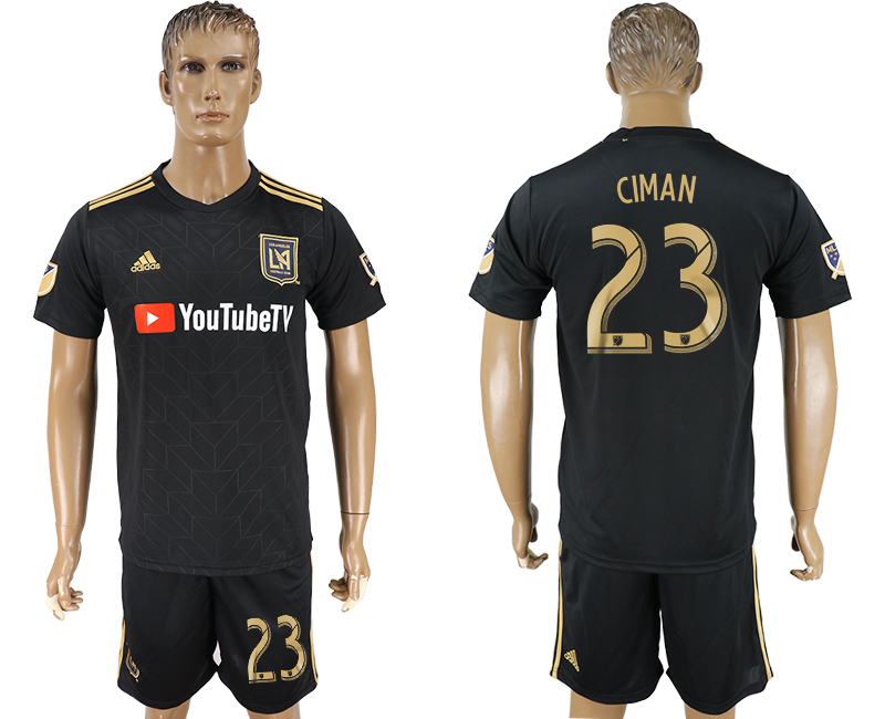 2018-19 Los Angeles FC 23 CIMAN Home Soccer Jersey