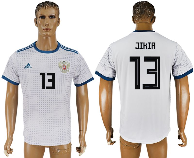 Russia 13 JIKIA Away 2018 FIFA World Cup Thailand Soccer Jersey - Click Image to Close