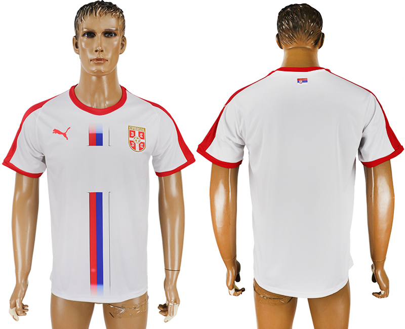 Serbia Away 2018 FIFA World Cup Thailand Soccer Jersey - Click Image to Close
