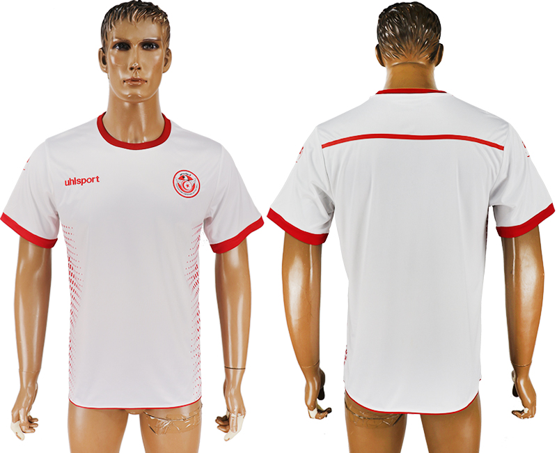 Tunisia Home 2018 FIFA World Cup Thailand Soccer Jersey - Click Image to Close
