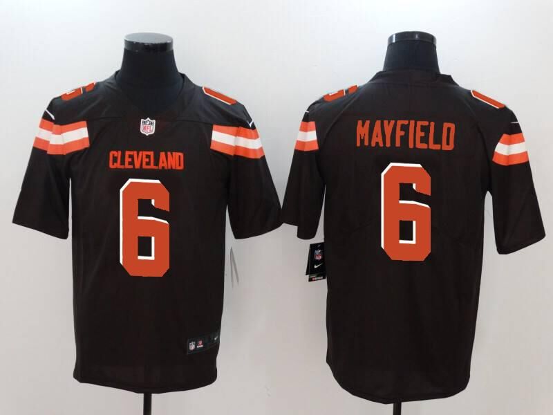 Nike Browns 6 Baker Mayfield Brown Youth Vapor Untouchable Player Limited Jersey