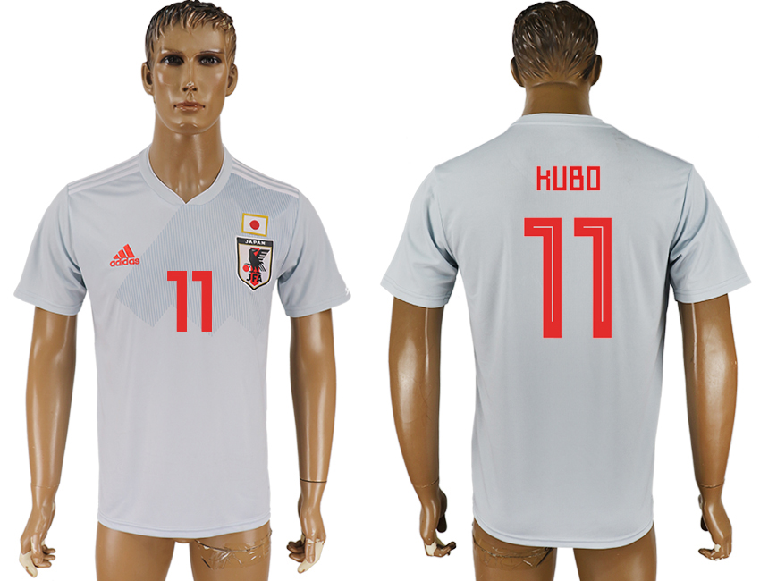 Japan 11 KUBO Away 2018 FIFA World Cup Thailand Soccer Jersey - Click Image to Close