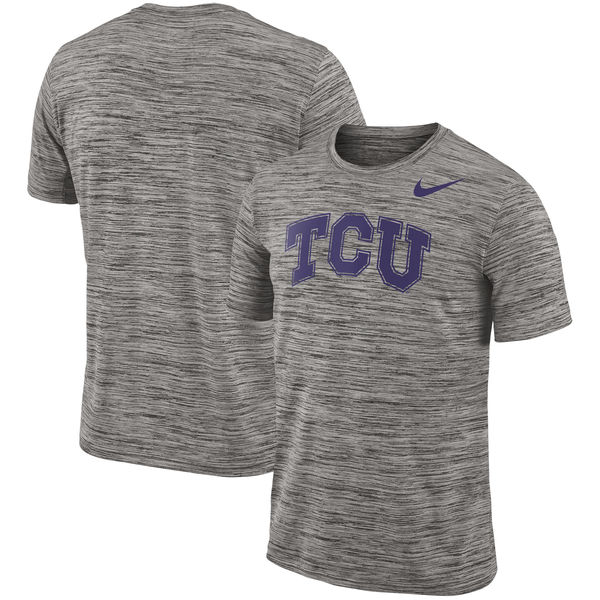 Nike TCU Horned Frogs 2018 Player Travel Legend Performance T Shirt - Click Image to Close
