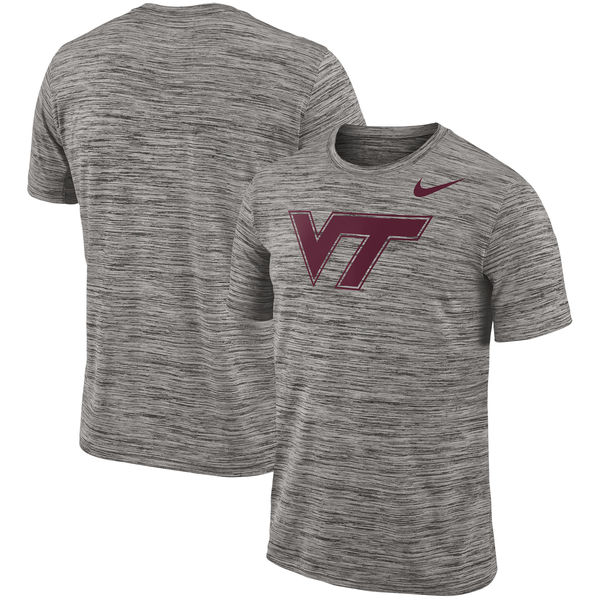 Nike Virginia Tech Hokies 2018 Player Travel Legend Performance T Shirt - Click Image to Close
