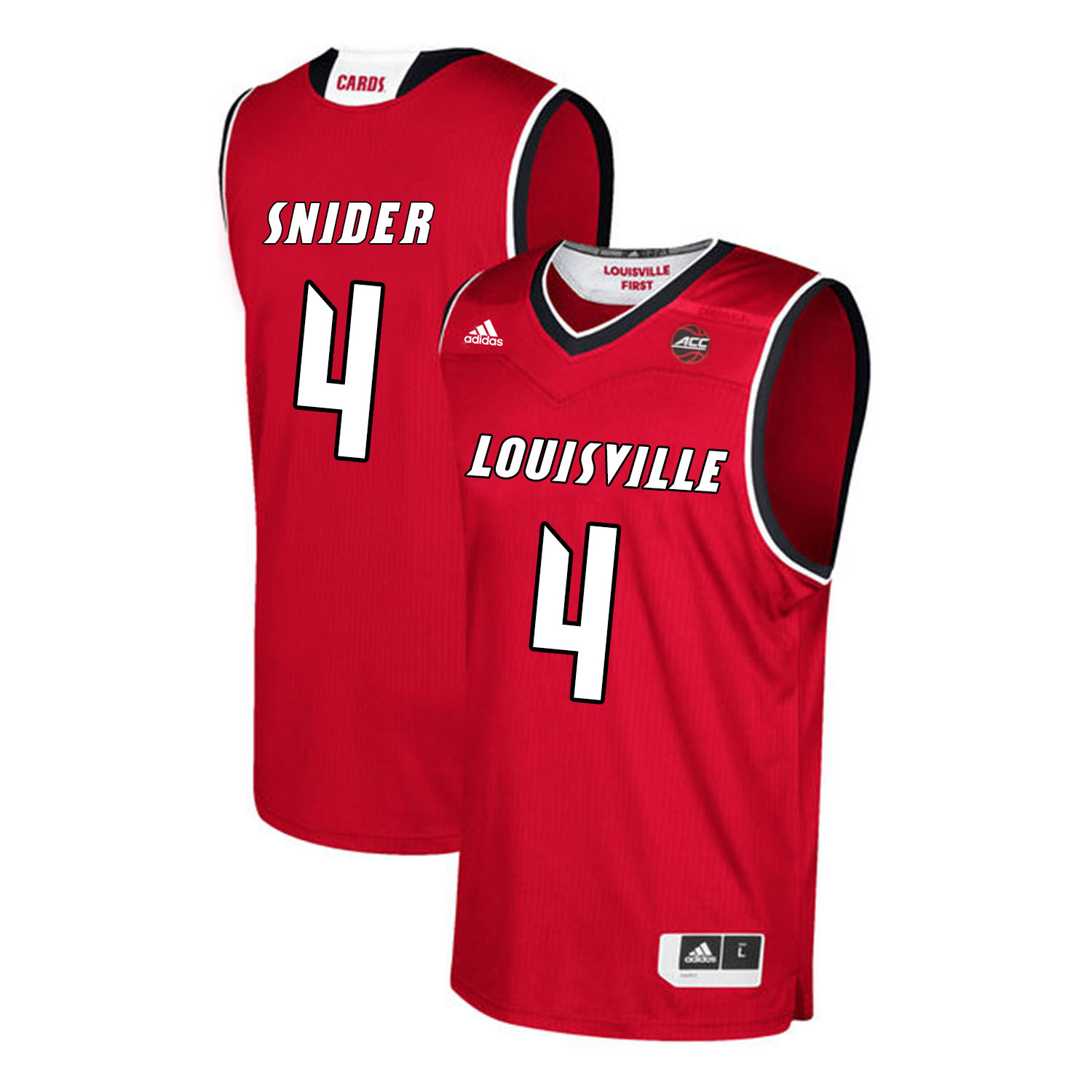 Louisville Cardinals 4 Quentin Snider Red College Basketball Jersey