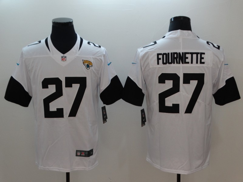 Nike Jaguars 27 Leonard Fournette White New 2018 Youth Vapor Untouchable Limited Jersey - Click Image to Close