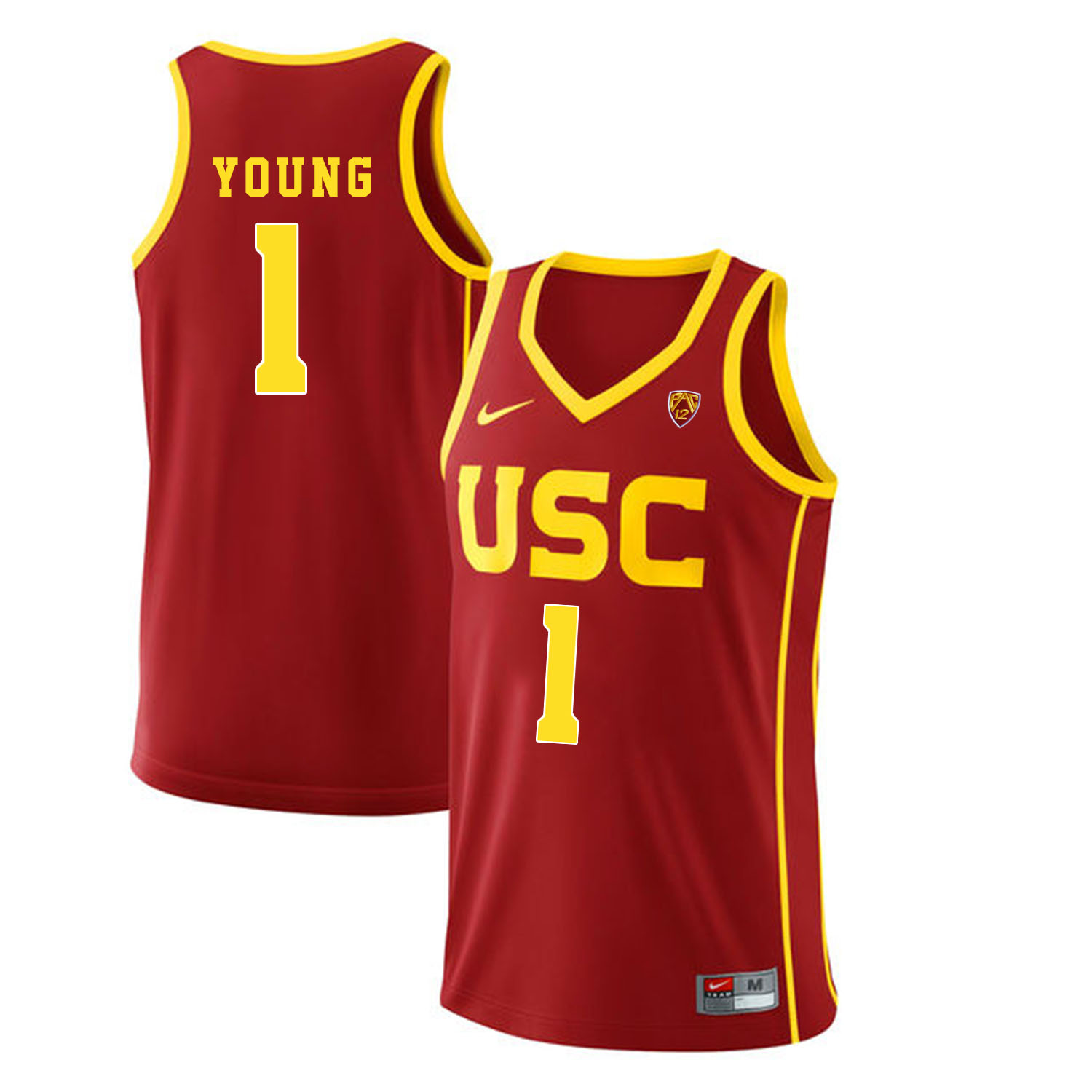 USC Trojans 1 Nick Young Red College Basketball Jersey