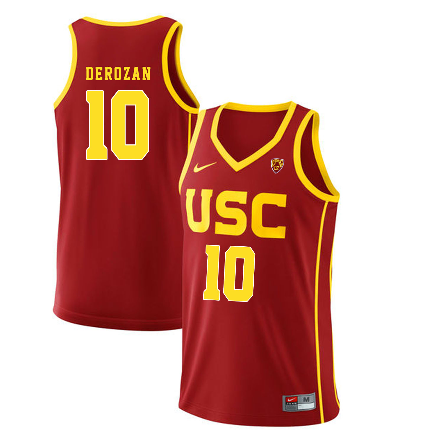 USC Trojans 10 DeMar DeRozan Red College Basketball Jersey