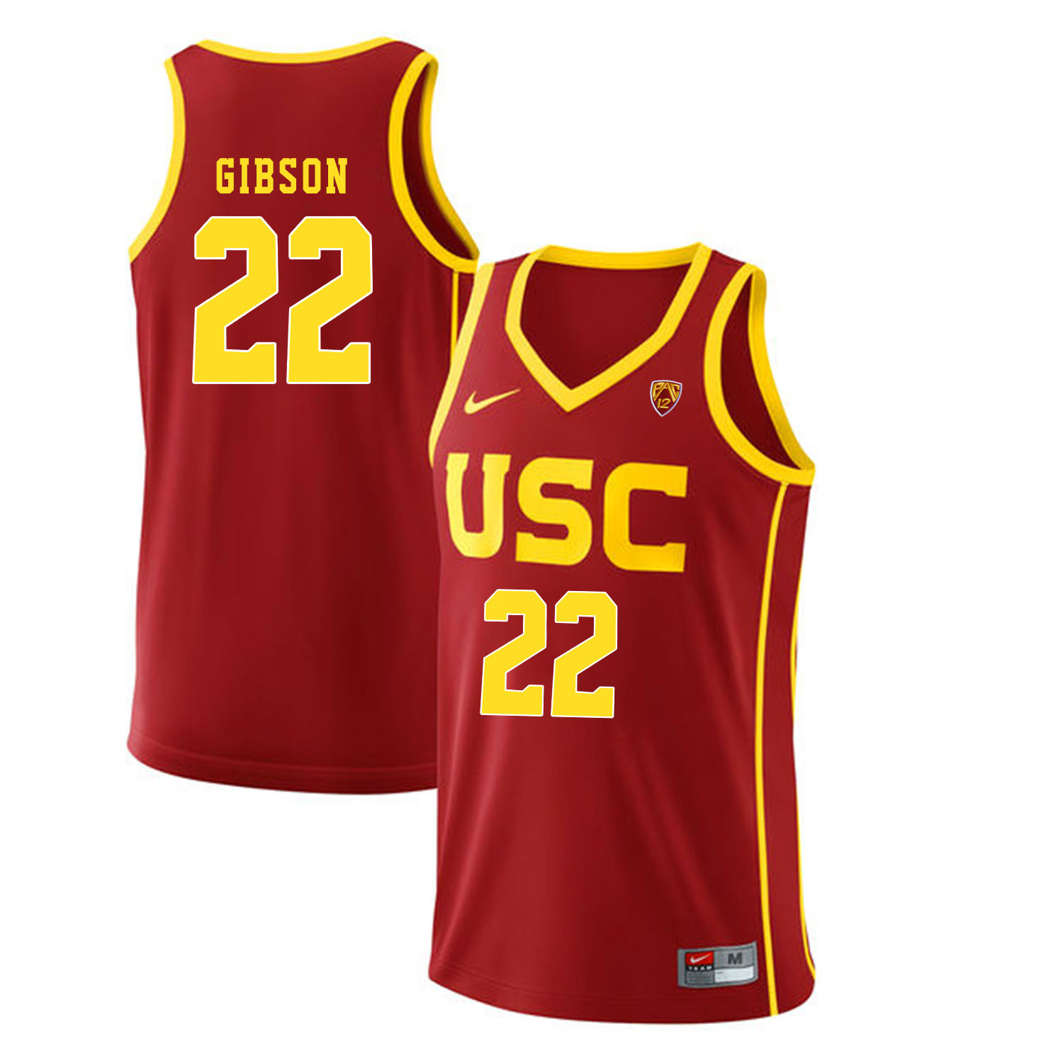 USC Trojans 22 Taj Gibson Red College Basketball Jersey