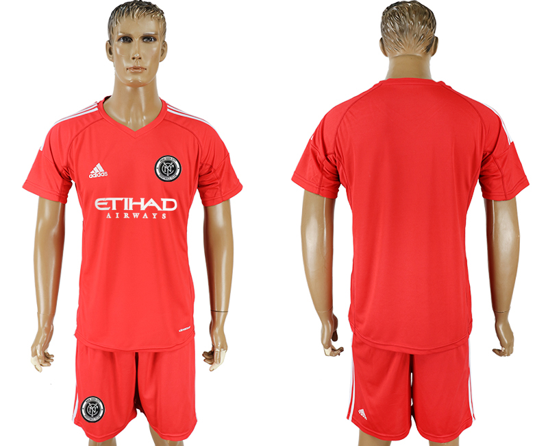 2018-19 New York City FC Lake Red Boalkeeper Soccer Jersey