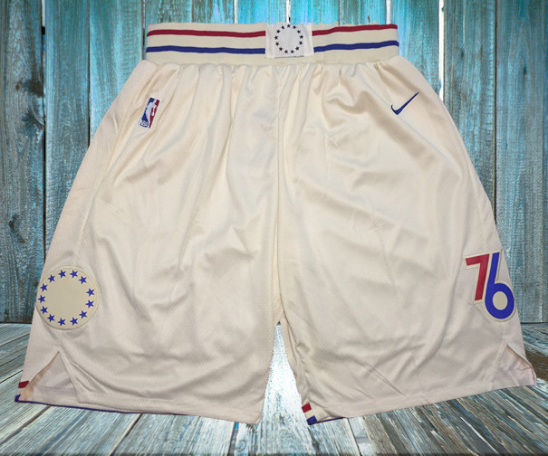 76ers Cream City Edition Nike Swingman Shorts