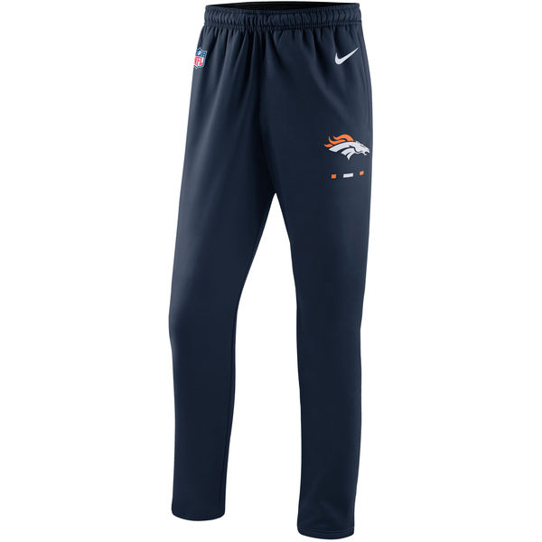 Denver Broncos Nike Sideline Team Logo Performance Pants Navy
