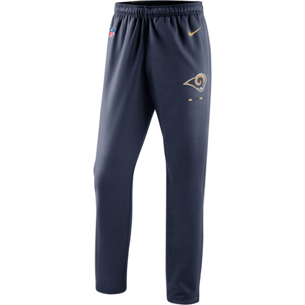 Los Angeles Rams Nike Sideline Team Logo Performance Pants Navy