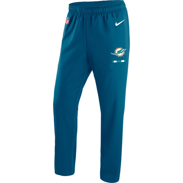 Miami Dolphins Nike Circuit Sideline Team Logo Performance Pants Aqua