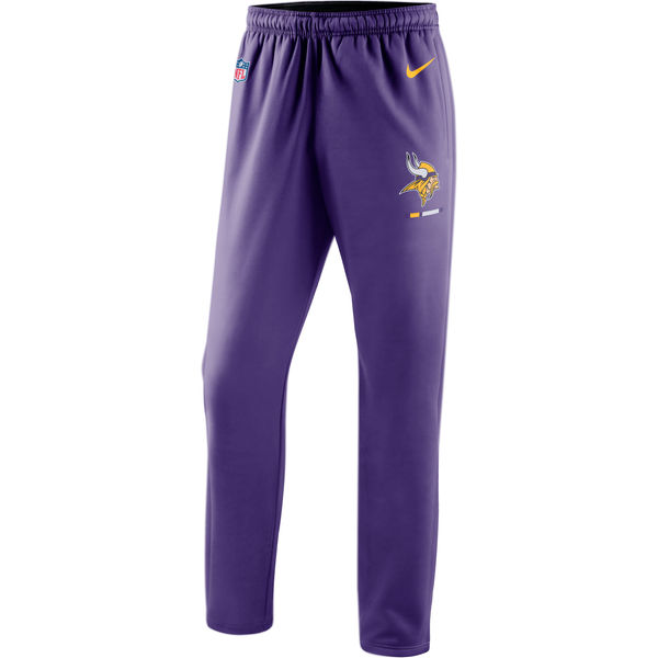 Minnesota Vikings Nike Sideline Team Logo Performance Pants Purple