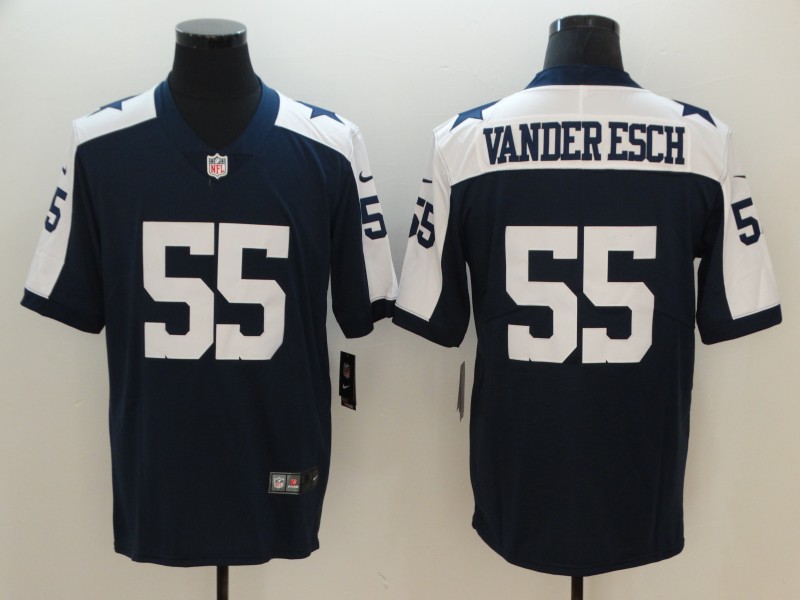 Nike Cowboys 55 Leighton Vander Esch Navy Throwback Vapor Untouchable Limited Jersey Nike Cowboys 55 Leighton Vander Esch Navy Throwback Vapor Untouchable Limited Jersey