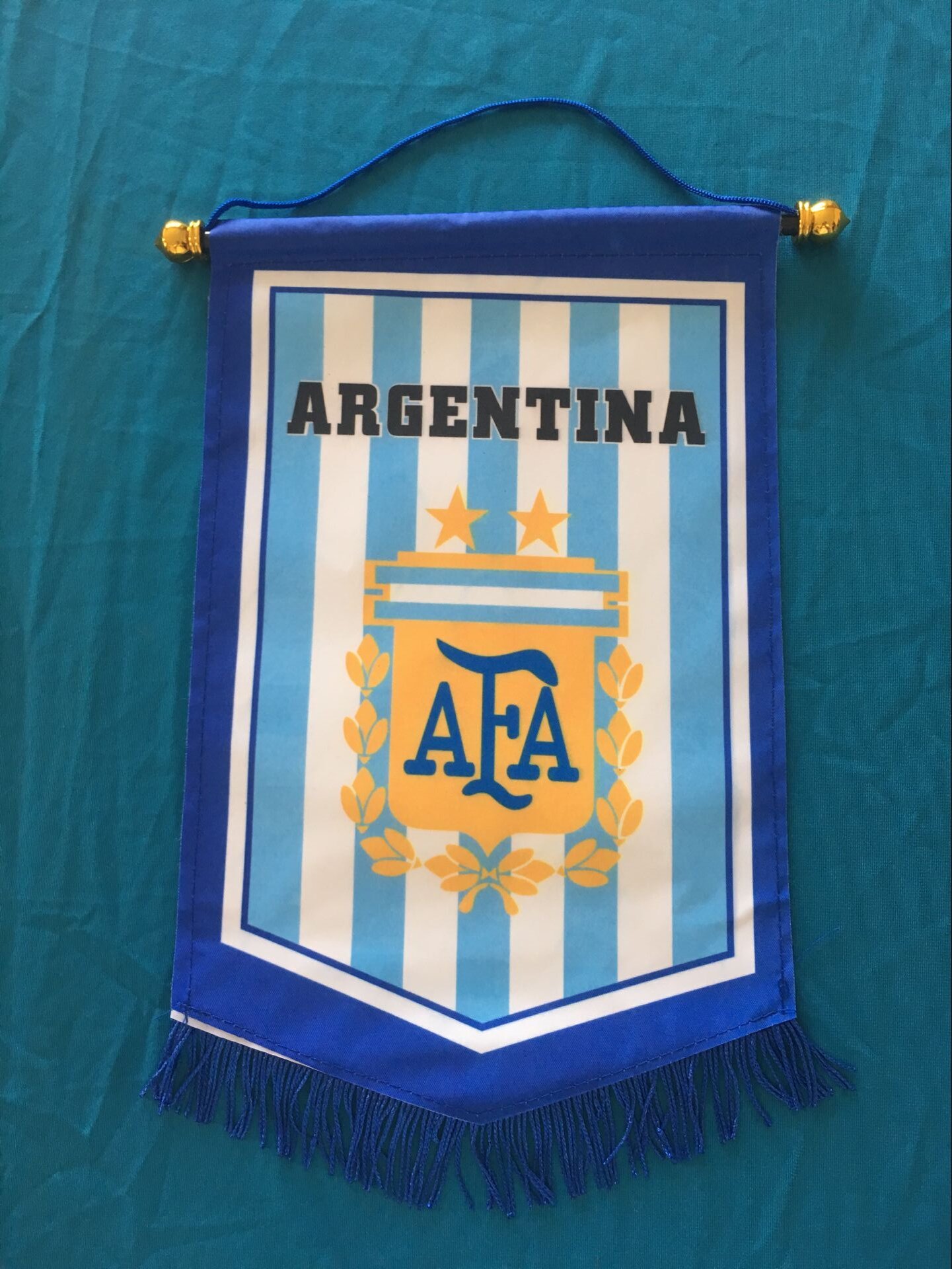 Argentina Hang Flag Decor Football Fans Souvenir