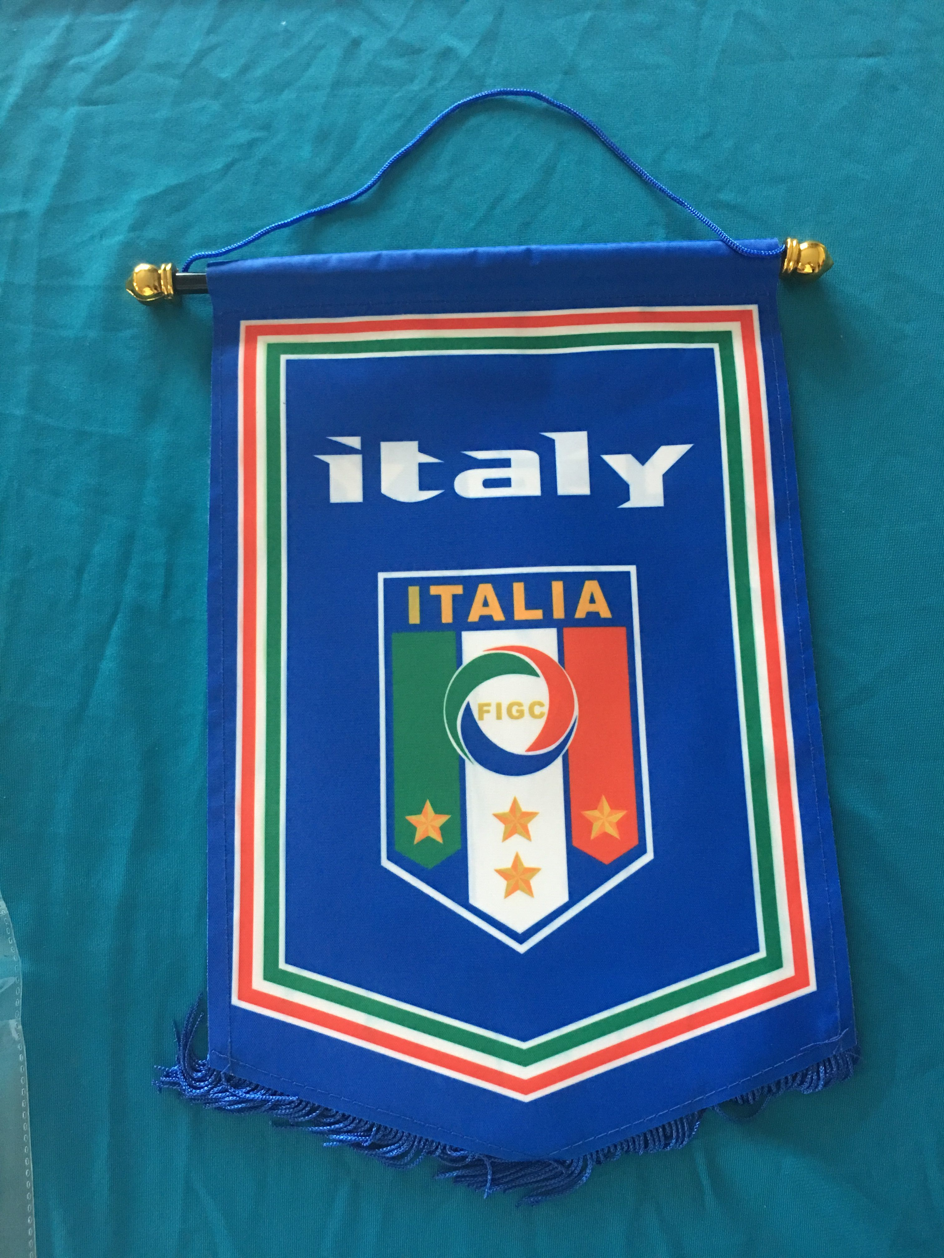 Italy Hang Flag Decor Football Fans Souvenir