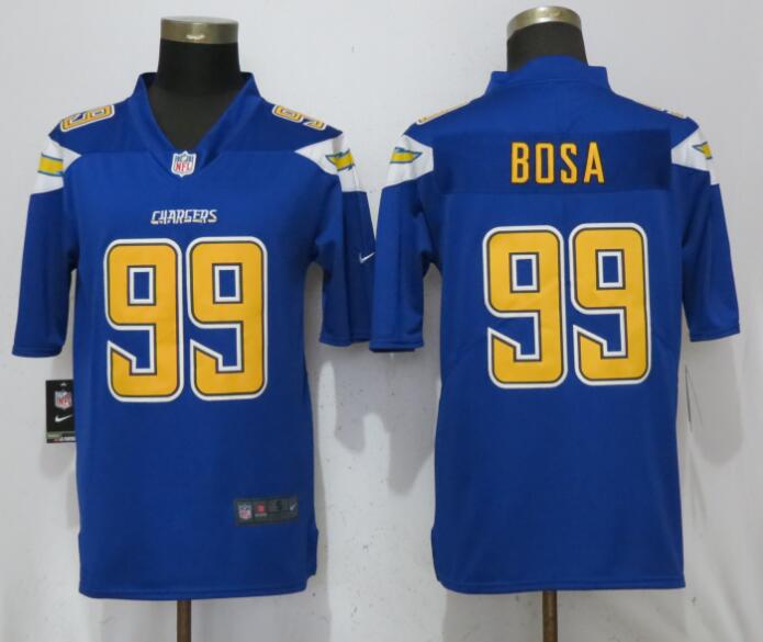 Nike Chargers 99 Joey Bosa Blue Youth Color Rush Limited Jersey