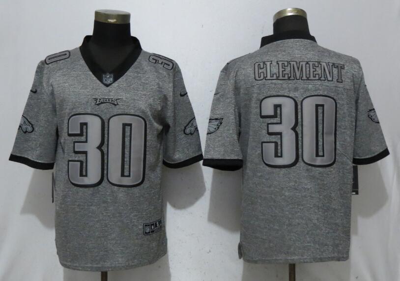 Nike Eagles 30 Corey Clement Gray Gridiron Gray Youth Vapor Untouchable Limited Jersey