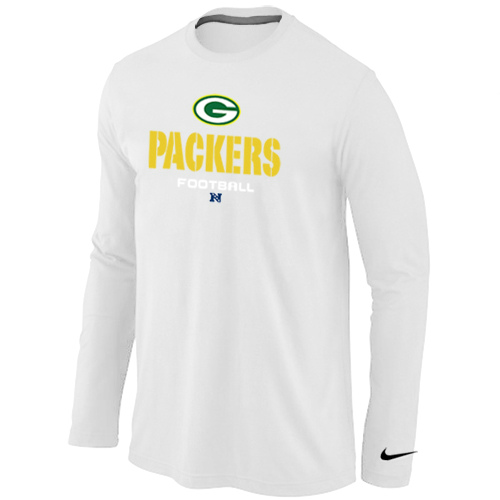 Nike Green Bay Packers Critical Victory Long Sleeve T-Shirt White
