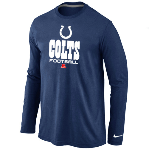 Nike Indianapolis Colts Critical Victory Long Sleeve T-Shirt D.Blue