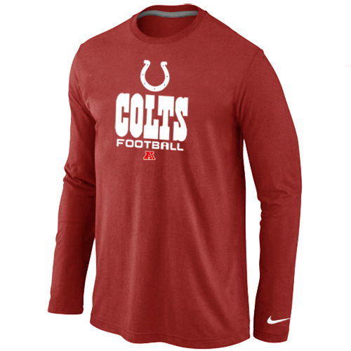 Nike Indianapolis Colts Critical Victory Long Sleeve T-Shirt Red