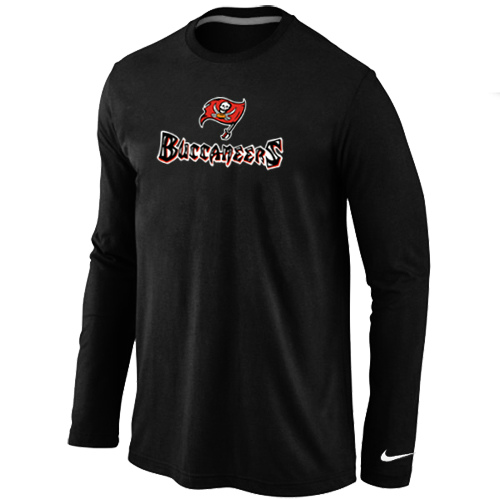 Nike Tampa Bay Buccaneers Authentic Logo Long Sleeve T-Shirt Black