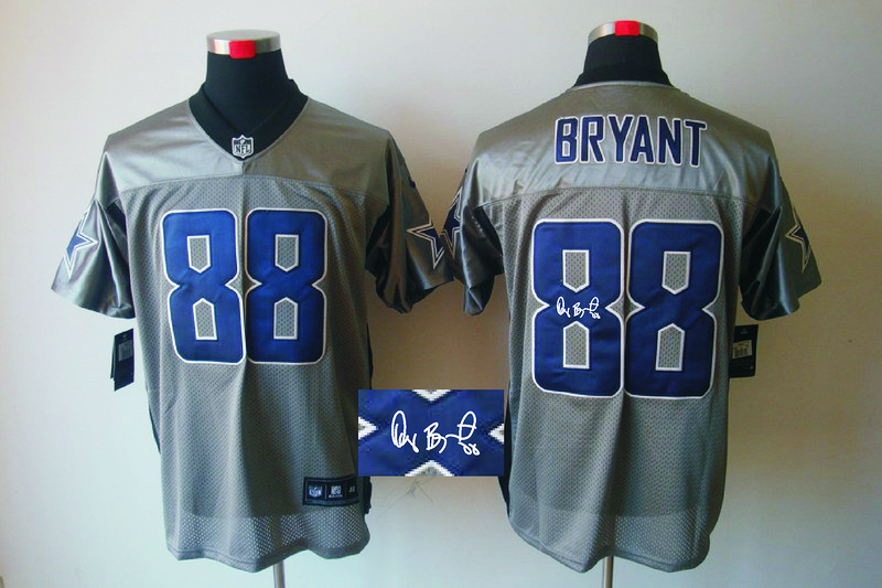 Nike Cowboys 88 Bryant Grey Shadow Signature Edition Jerseys