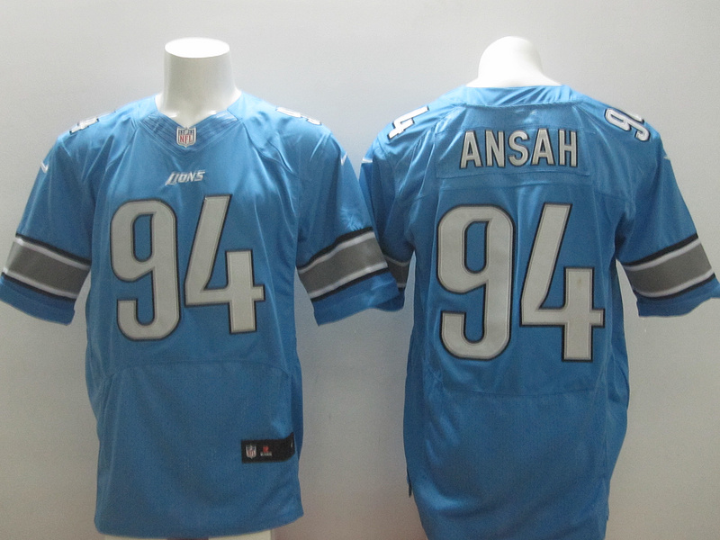 Nike Lions 94 Ansah Blue Elite Jersey