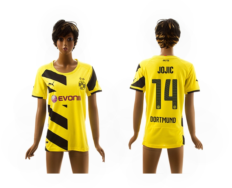 2014-15 Dortmund 14 Jojic Home Women Jerseys