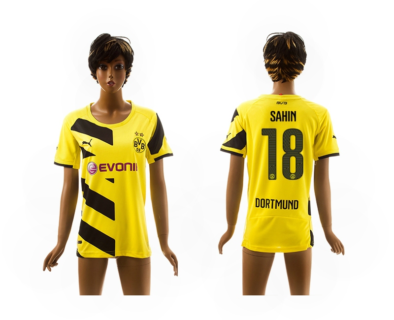 2014-15 Dortmund 18 Sahin Home Women Jerseys