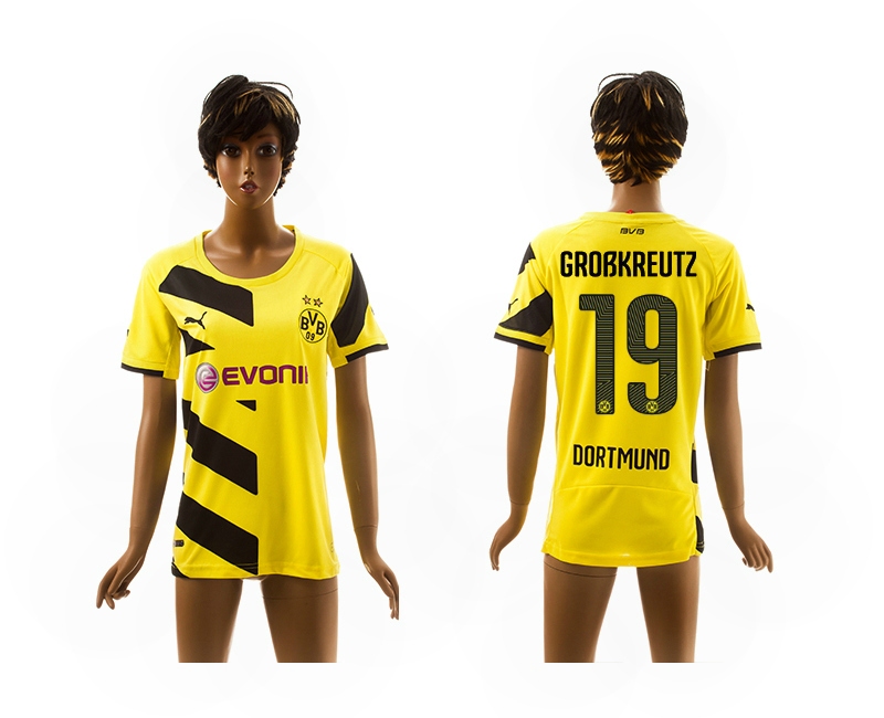 2014-15 Dortmund 19 Grobkreutz Home Women Jerseys