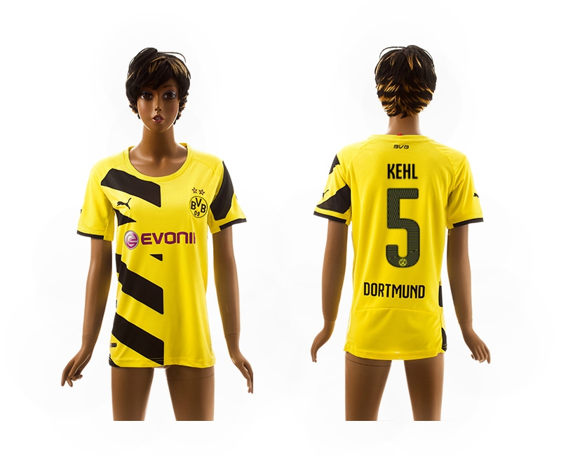 2014-15 Dortmund 5 Kehl Home Women Jerseys