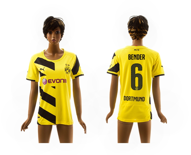 2014-15 Dortmund 6 Bender Home Women Jerseys