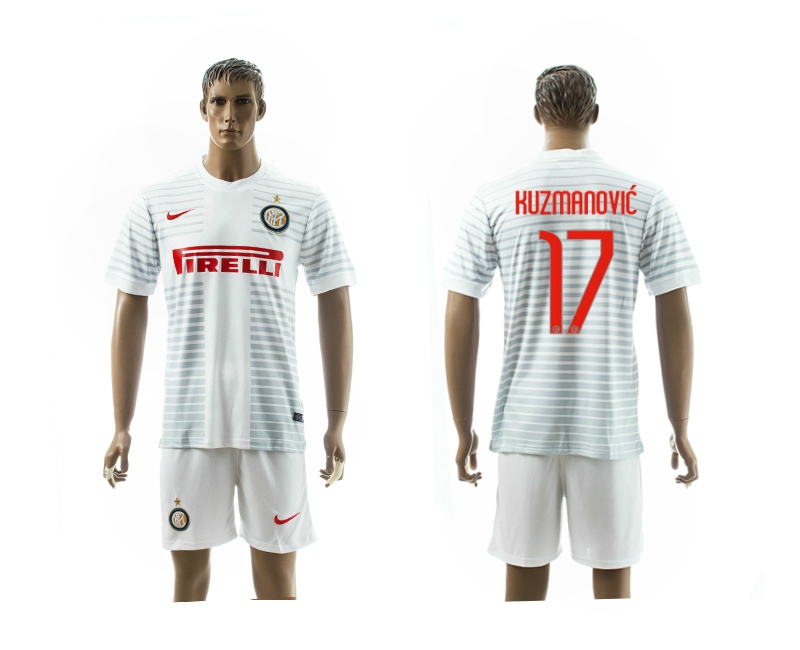 2014-15 Inter Milan 17 Kuzmanovic Away Jerseys