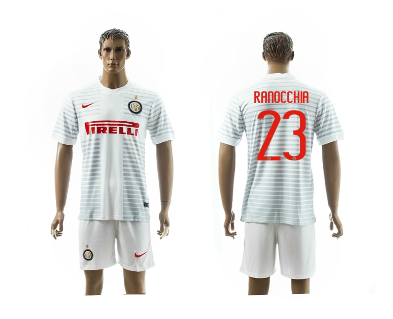 2014-15 Inter Milan 23 Ranocchia Away Jerseys