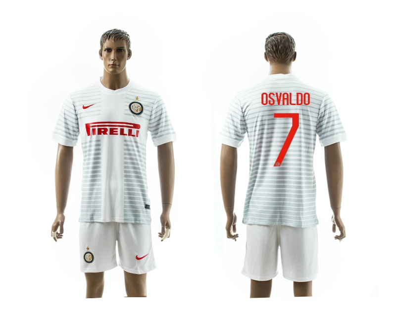 2014-15 Inter Milan 7 Osvaldo Away Jerseys