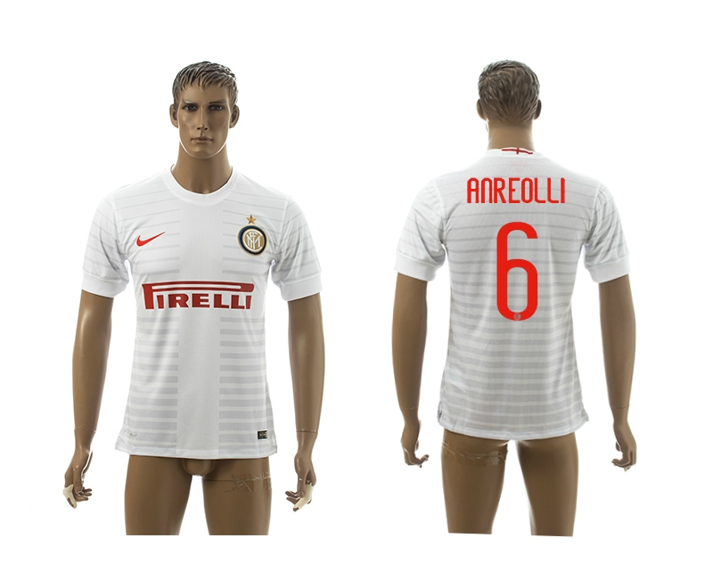 2014-15 Inter Milan 6 Anreolli Away Thailand Jerseys