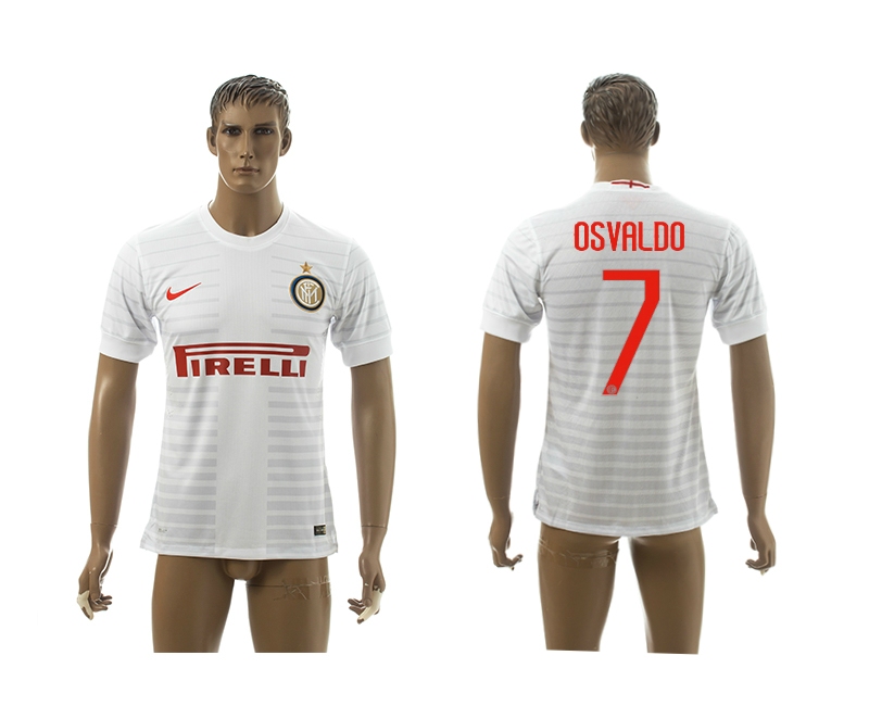 2014-15 Inter Milan 7 Osvaldo Away Thailand Jerseys