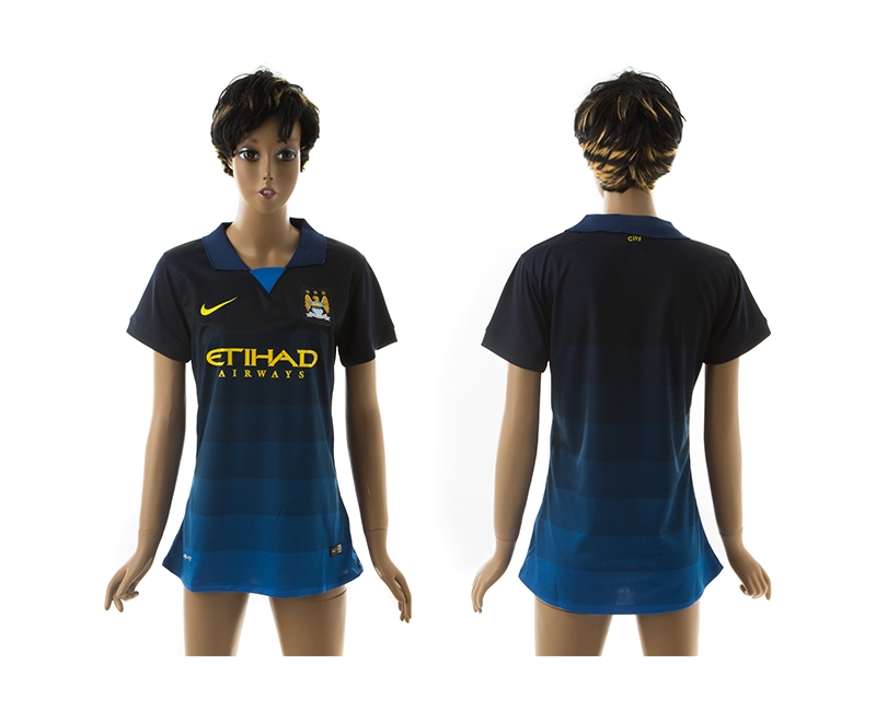 2014-15 Manchester City Away Women Jerseys