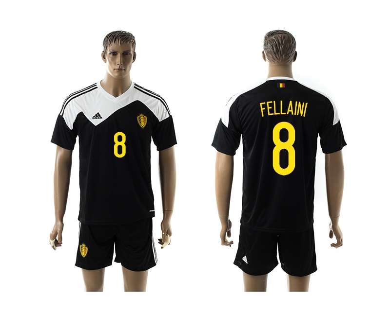 2014-15 Belgium 8 Fellaini Away Jerseys 2014-15 Belgium 8 Fellaini Away Jerseys
