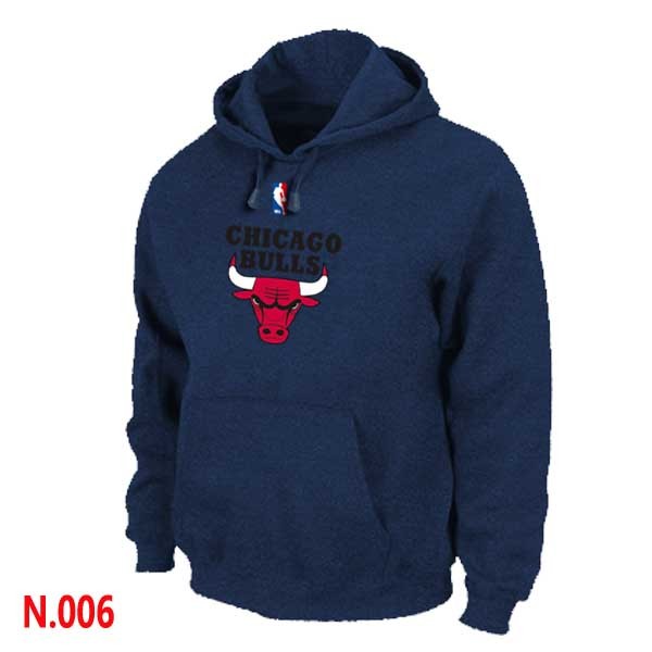 NBA Bulls Pullover Hoodie Navy Blue