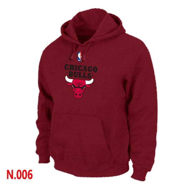 NBA Bulls Pullover Hoodie Red